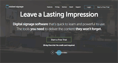 Desktop Screenshot of embedsignage.com
